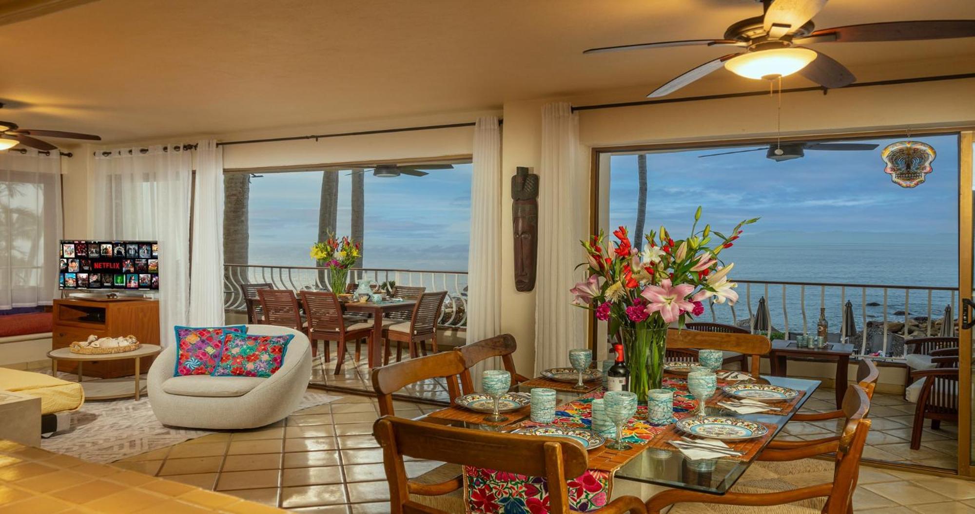 Ocean Front, 3 Bedroom, 3 Bathroom, Casa Natalia, Playa Esmeralda Puerto Vallarta Extérieur photo